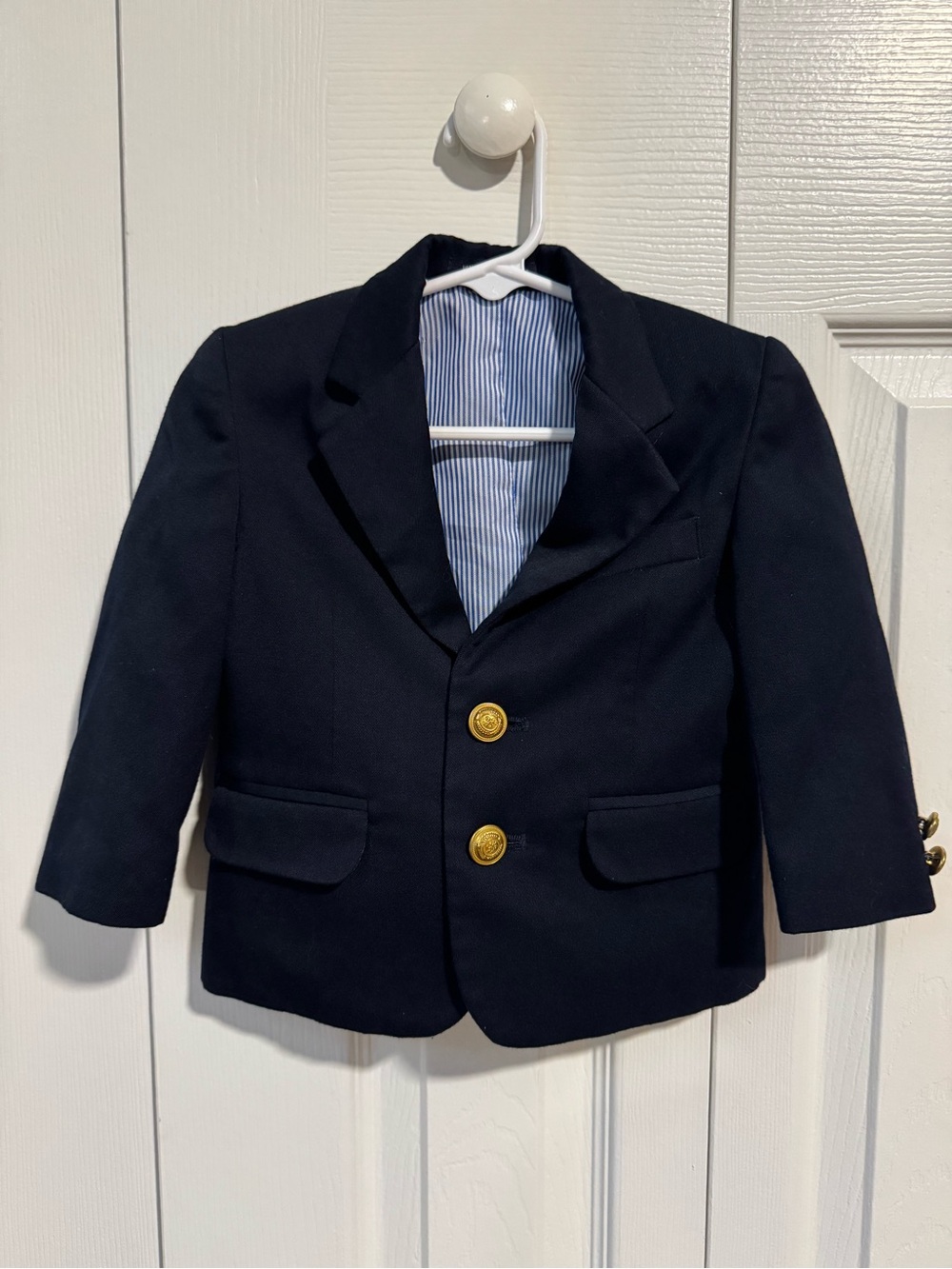 Tommy Hilfiger Boys Navy Blazer with Gold Buttons
